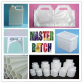 Cheap price high concentration PE PP PET masterbatch white color